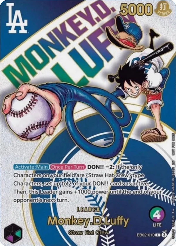 Monkey.D.Luffy, One Piece Promotion Cards EB02-010