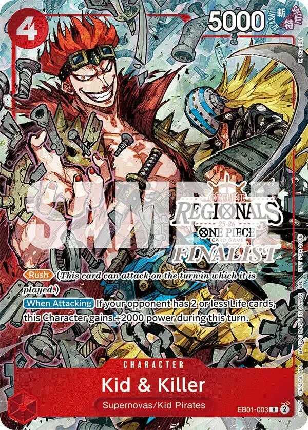 Kid & Killer, One Piece Promotion Cards EB01-003