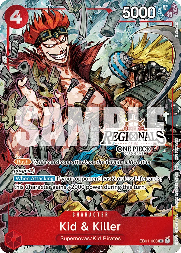 Kid & Killer, One Piece Promotion Cards EB01-003