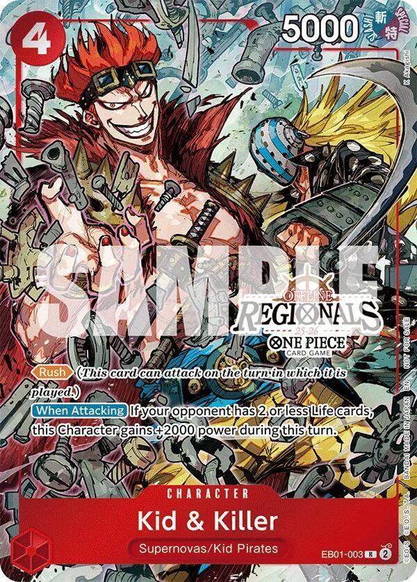 Kid & Killer, One Piece Promotion Cards EB01-003