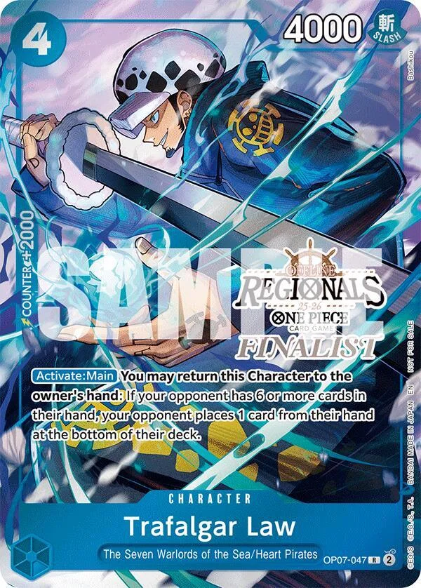 Trafalgar Law, One Piece Promotion Cards OP07-047