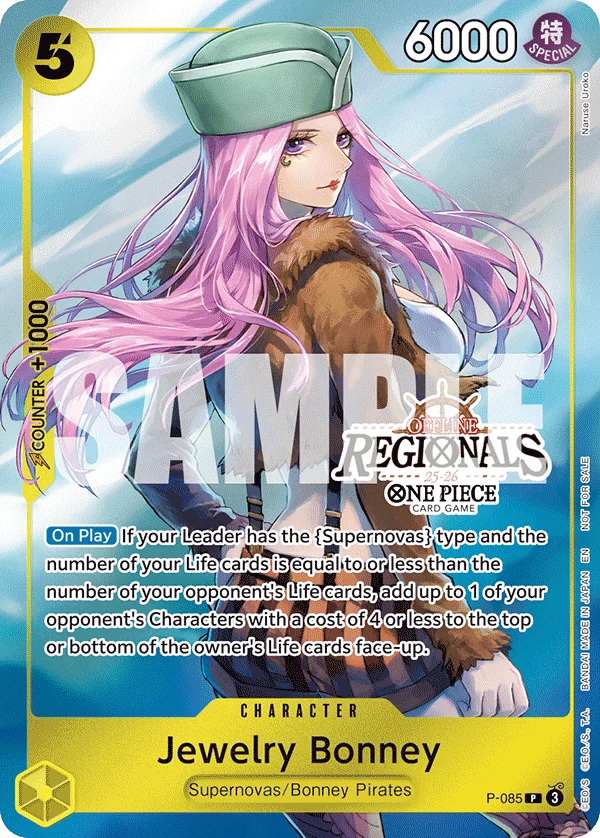 Jewelry Bonney, One Piece Promotion Cards P-085