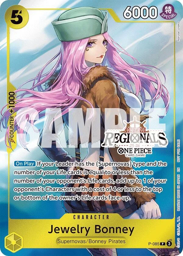Jewelry Bonney, One Piece Promotion Cards P-085