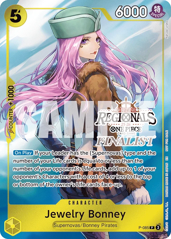 Jewelry Bonney, One Piece Promotion Cards P-085