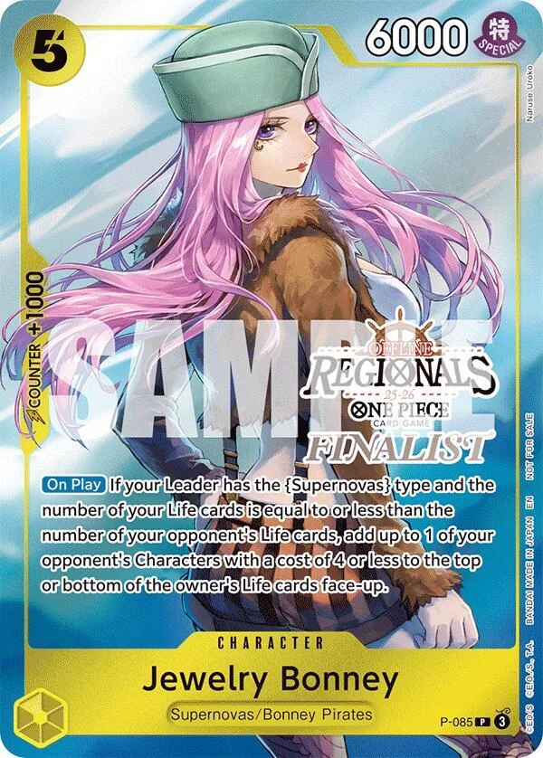 Jewelry Bonney, One Piece Promotion Cards P-085