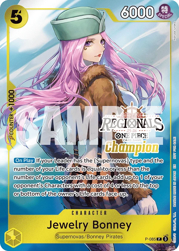Jewelry Bonney, One Piece Promotion Cards P-085