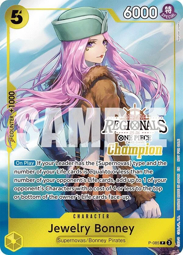 Jewelry Bonney, One Piece Promotion Cards P-085