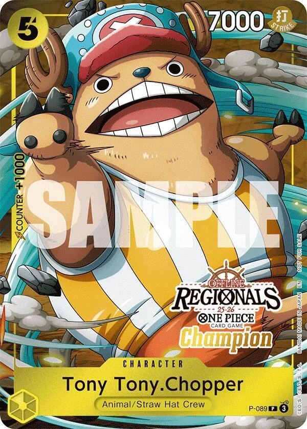 Tony Tony.Chopper, One Piece Promotion Cards P-089
