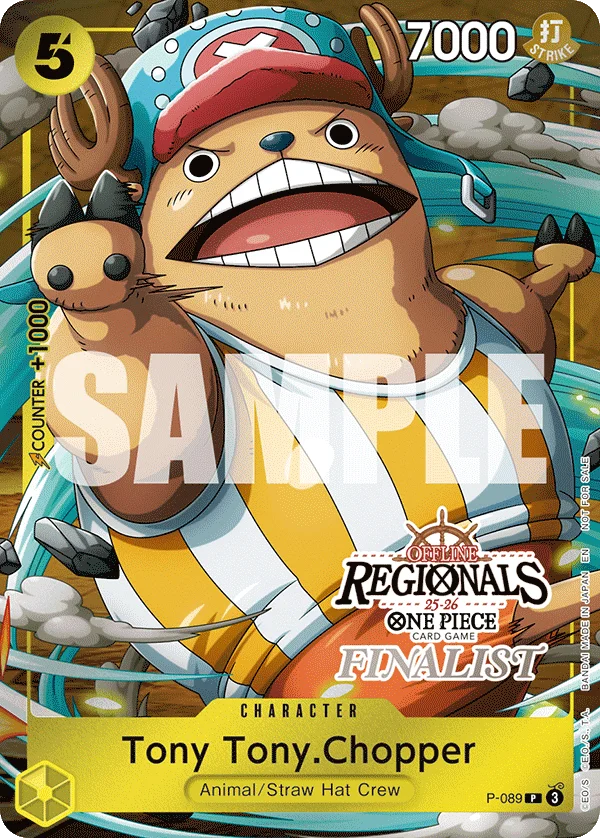 Tony Tony.Chopper, One Piece Promotion Cards P-089