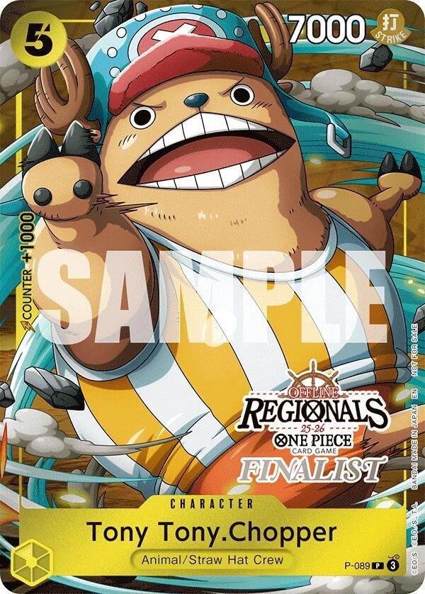 Tony Tony.Chopper, One Piece Promotion Cards P-089