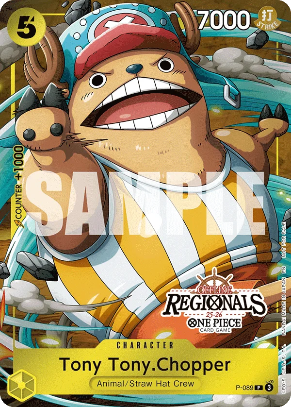 Tony Tony.Chopper, One Piece Promotion Cards P-089