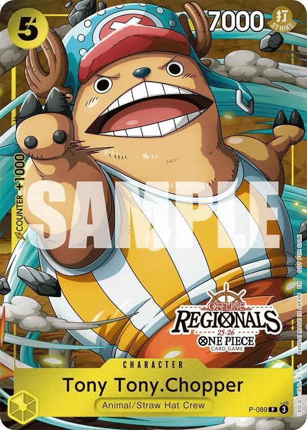 Tony Tony.Chopper, One Piece Promotion Cards P-089