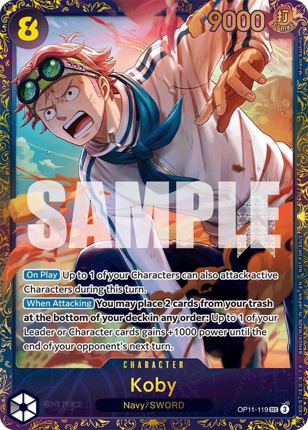 Koby, One Piece Promotion Cards OP11-119