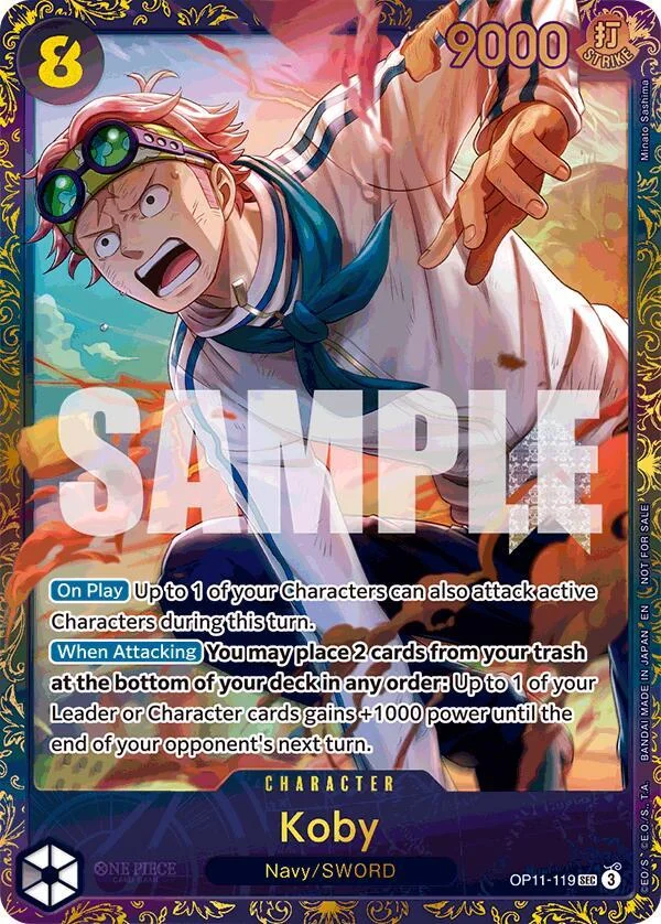 Koby, One Piece Promotion Cards OP11-119