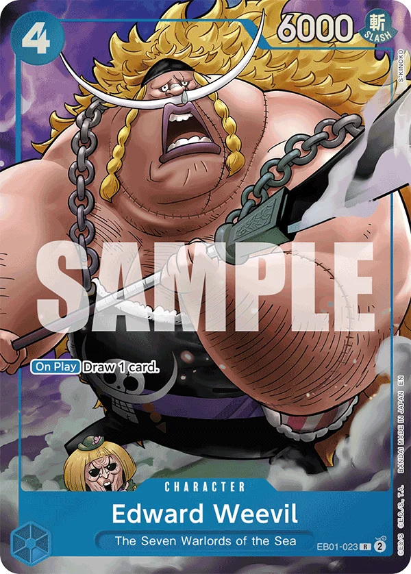 Edward Weevil, One Piece Promotion Cards EB01-023