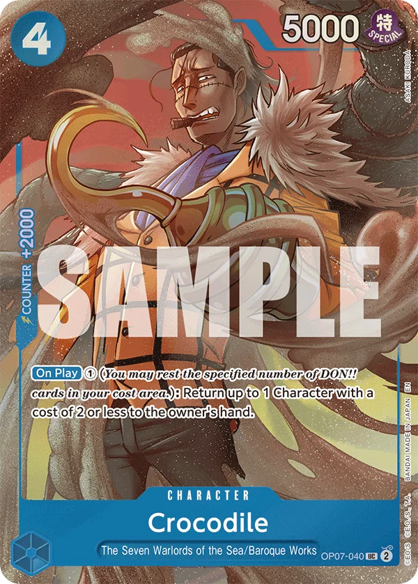Crocodile, One Piece Promotion Cards OP07-040