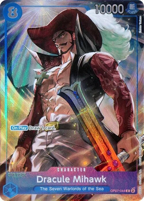 Dracule Mihawk, One Piece Promotion Cards OP07-044