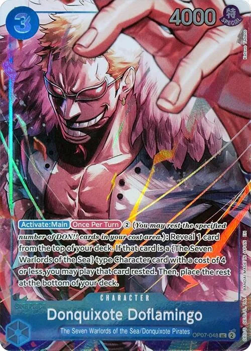 Donquixote Doflamingo, One Piece Promotion Cards OP07-048
