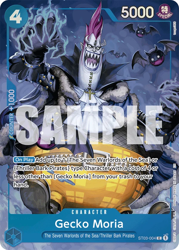 Gecko Moria, One Piece Promotion Cards ST03-004