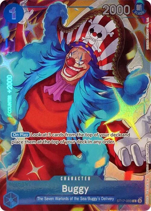 Buggy, One Piece Promotion Cards ST17-003