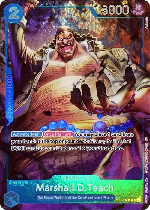 Marshall.D.Teach, One Piece Promotion Cards ST17-005