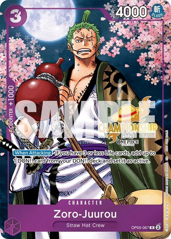 Zoro-Juurou, One Piece Promotion Cards OP05-067