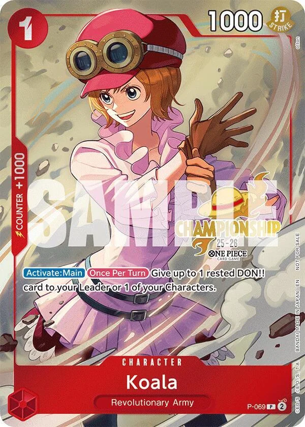 Koala, One Piece Promotion Cards P-069