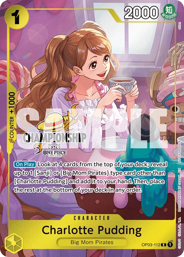 Charlotte Pudding, One Piece Promotion Cards OP03-112