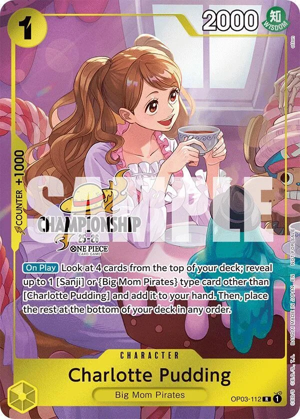 Charlotte Pudding, One Piece Promotion Cards OP03-112