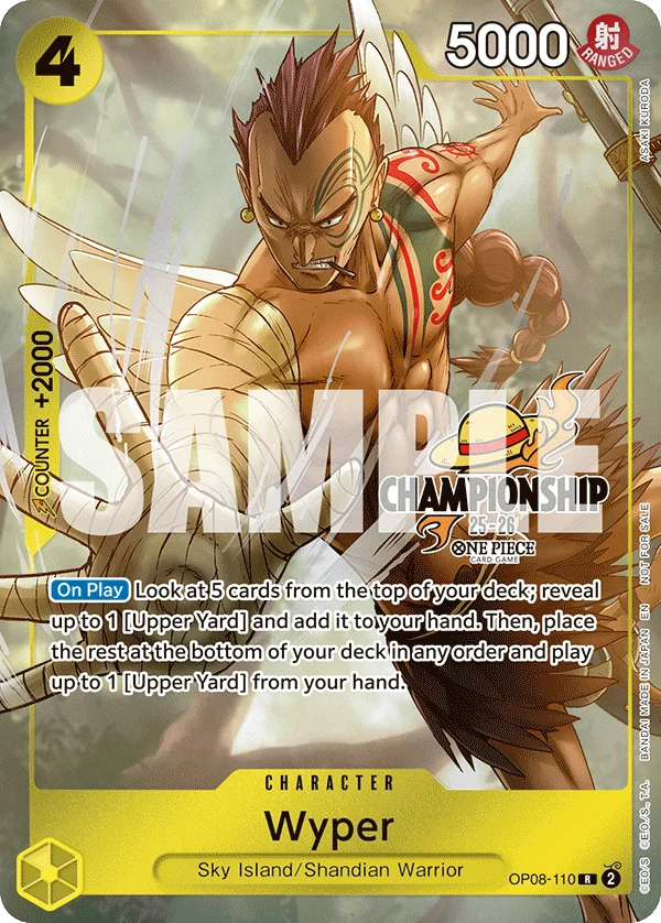 Wyper, One Piece Promotion Cards OP08-110
