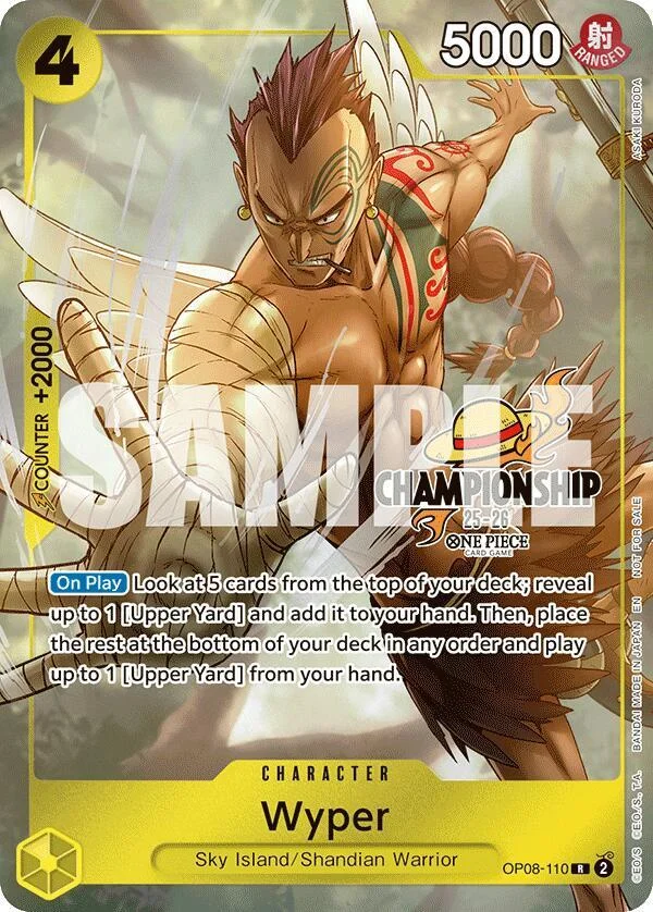 Wyper, One Piece Promotion Cards OP08-110