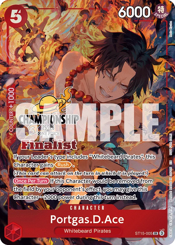 Portgas.D.Ace, One Piece Promotion Cards ST15-005
