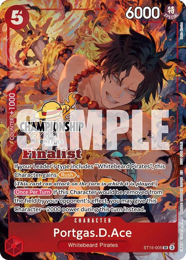 Portgas.D.Ace, One Piece Promotion Cards ST15-005