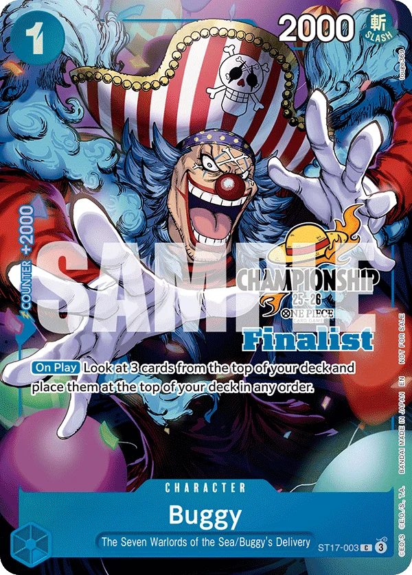 Buggy, One Piece Promotion Cards ST17-003