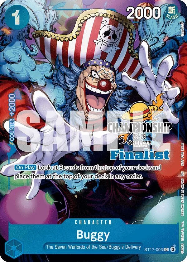 Buggy, One Piece Promotion Cards ST17-003