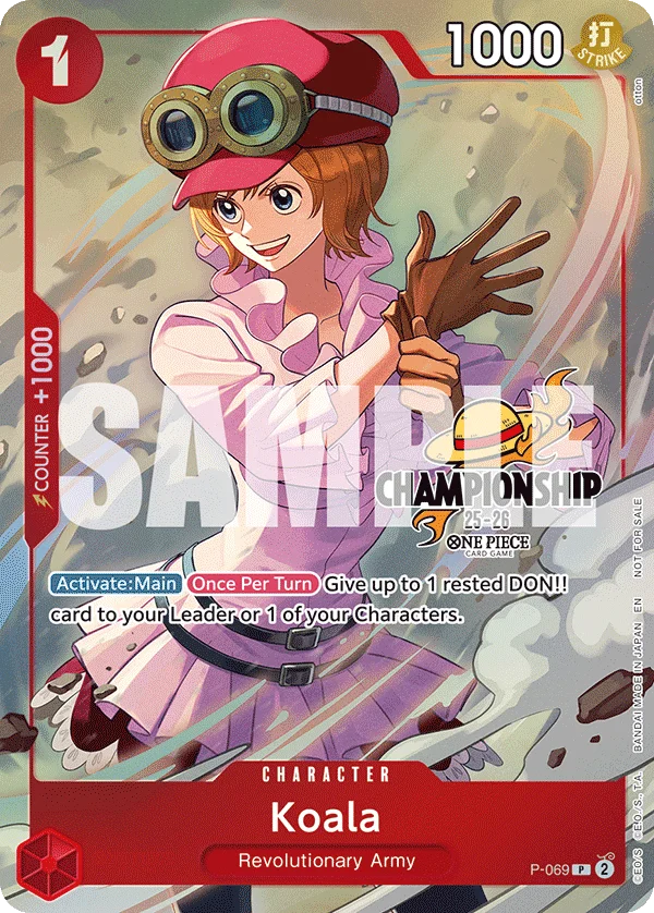 Koala, One Piece Promotion Cards P-069