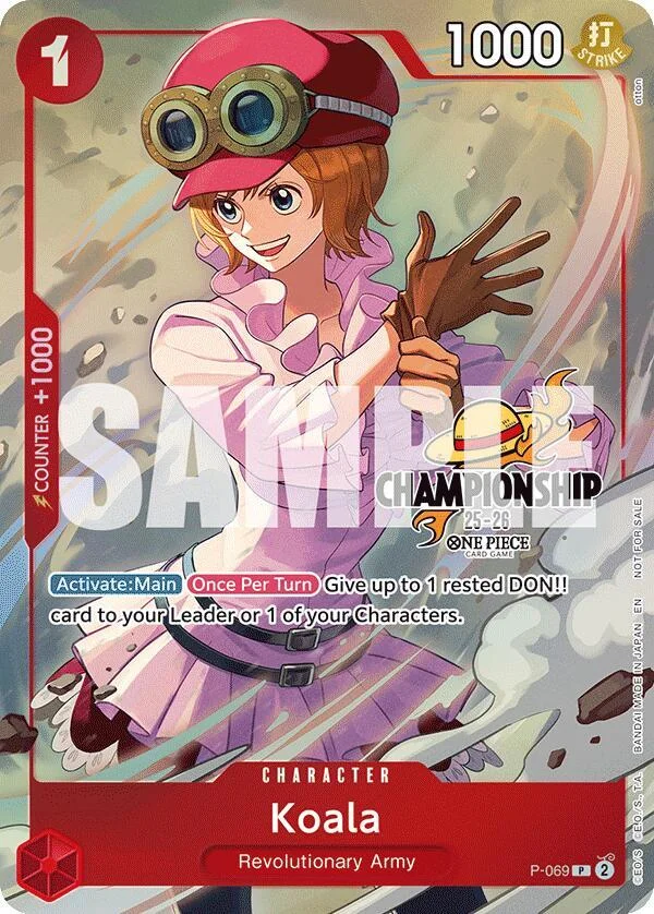 Koala, One Piece Promotion Cards P-069