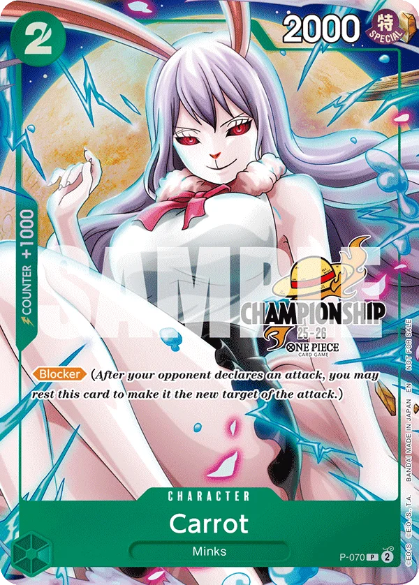 Carrot, One Piece Promotion Cards P-070