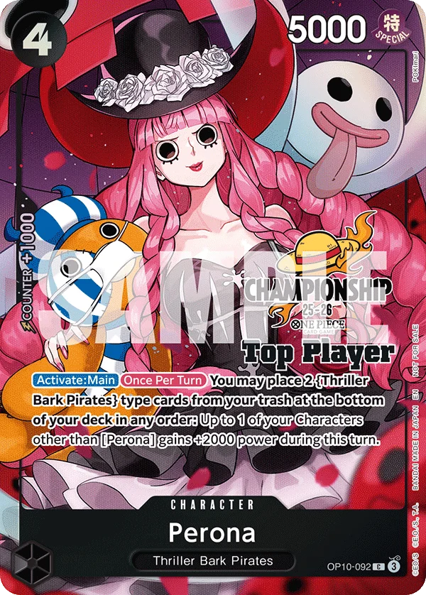 Perona, One Piece Promotion Cards OP10-092