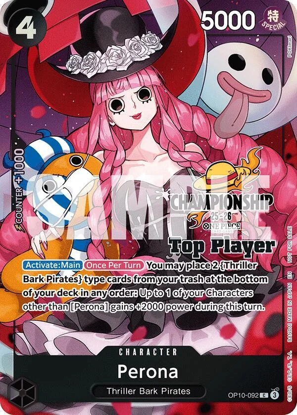 Perona, One Piece Promotion Cards OP10-092