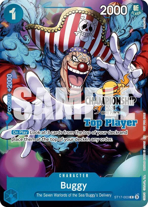 Buggy, One Piece Promotion Cards ST17-003