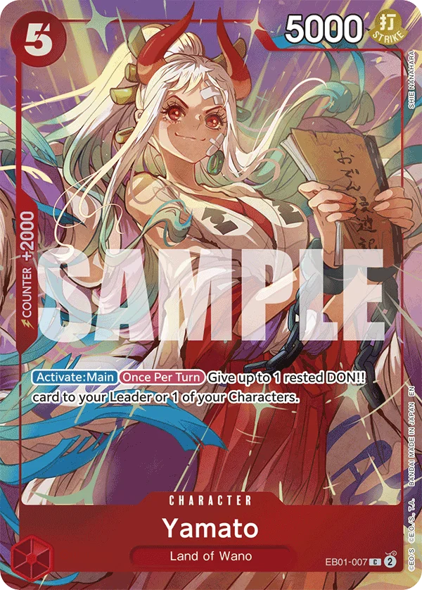 Yamato, One Piece Promotion Cards EB01-007