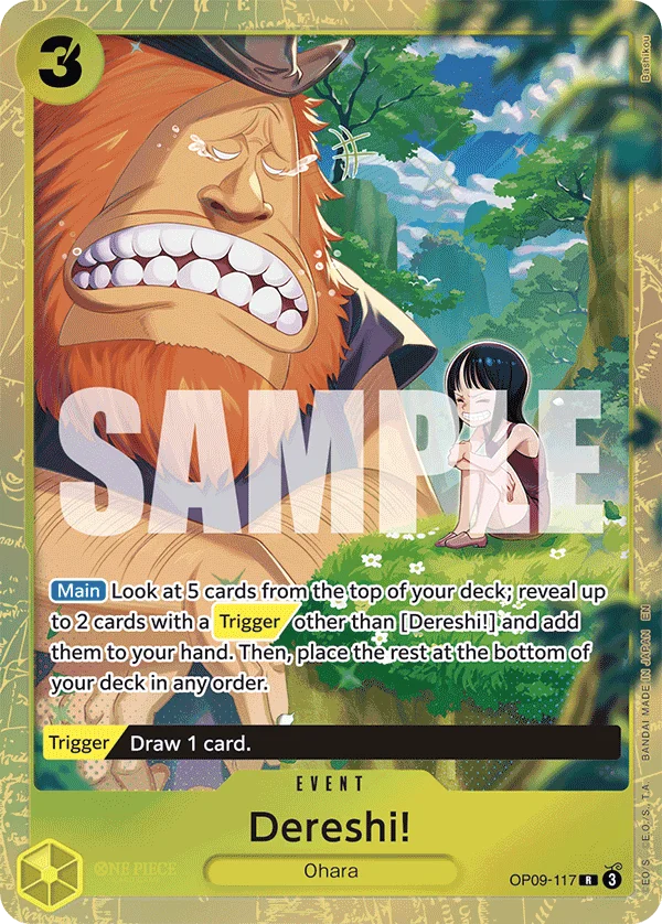 Dereshi!, One Piece Promotion Cards OP09-117