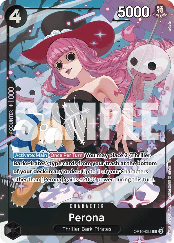 Perona, One Piece Promotion Cards OP10-092
