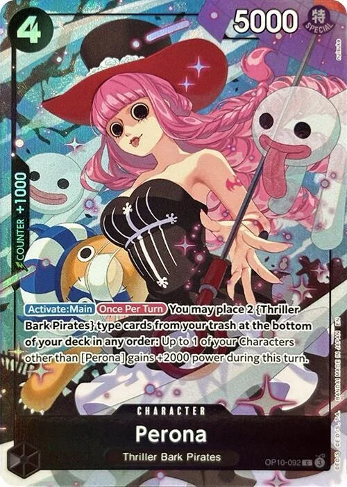 Perona, One Piece Promotion Cards OP10-092