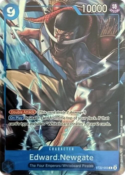 Edward.Newgate, One Piece Promotion Cards ST22-003