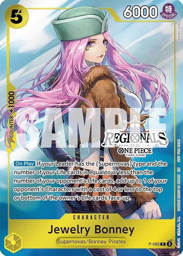 Jewelry Bonney, One Piece Promotion Cards P-085