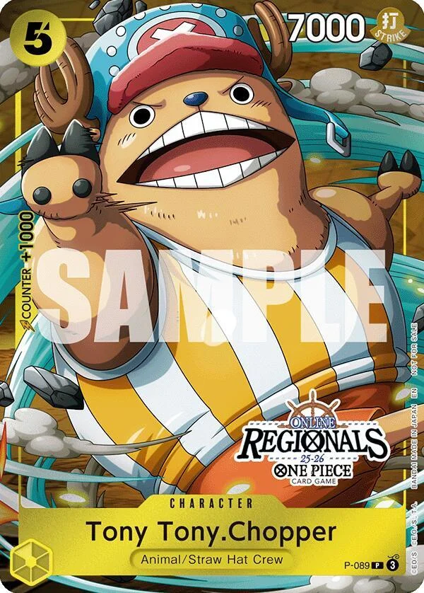 Tony Tony.Chopper, One Piece Promotion Cards P-089