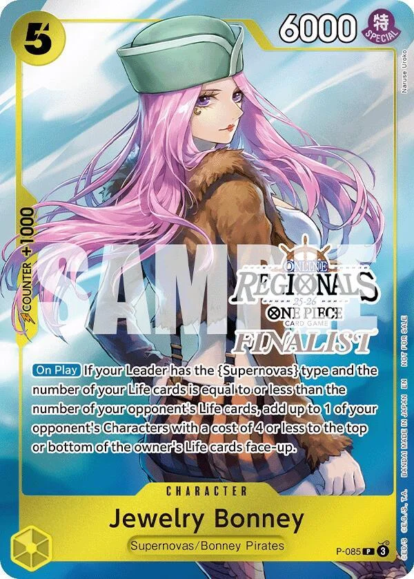 Jewelry Bonney, One Piece Promotion Cards P-085
