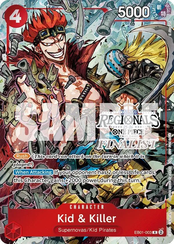 Kid & Killer, One Piece Promotion Cards EB01-003